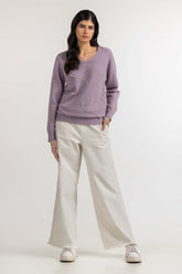 Lilac Basic Sweater WM-SWT-WS23-081